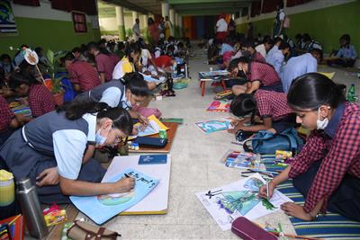 Inter departmental poster making competition